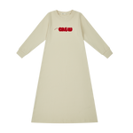 Kids Athletic Nightgown Stone Long Sleeve Sleepwear by Crew Kids NY at Everetts Place