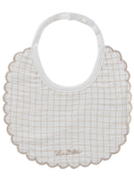 Teddy Au Pane Bib - Stone - Bib, White, Baby & Toddler Clothing, Clothing, Handbag | Everetts Place