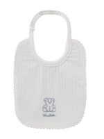 Teddy Bib - Blue - Baby & Toddler Clothing, White, Bib, Child, Baby Products | Everetts Place