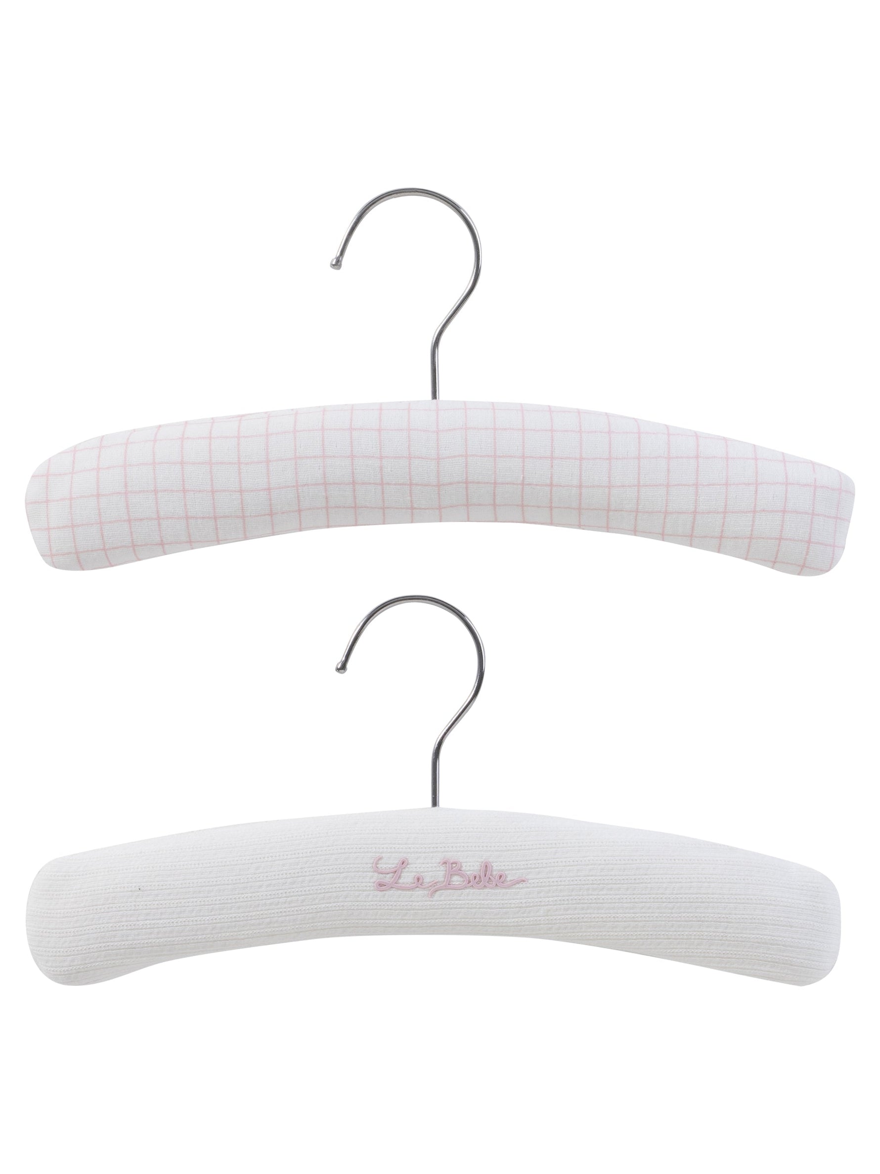 Teddy Au Pane Padded Hanger Set of 2 - Pink - Clothes hanger, Shoe | Everetts Place