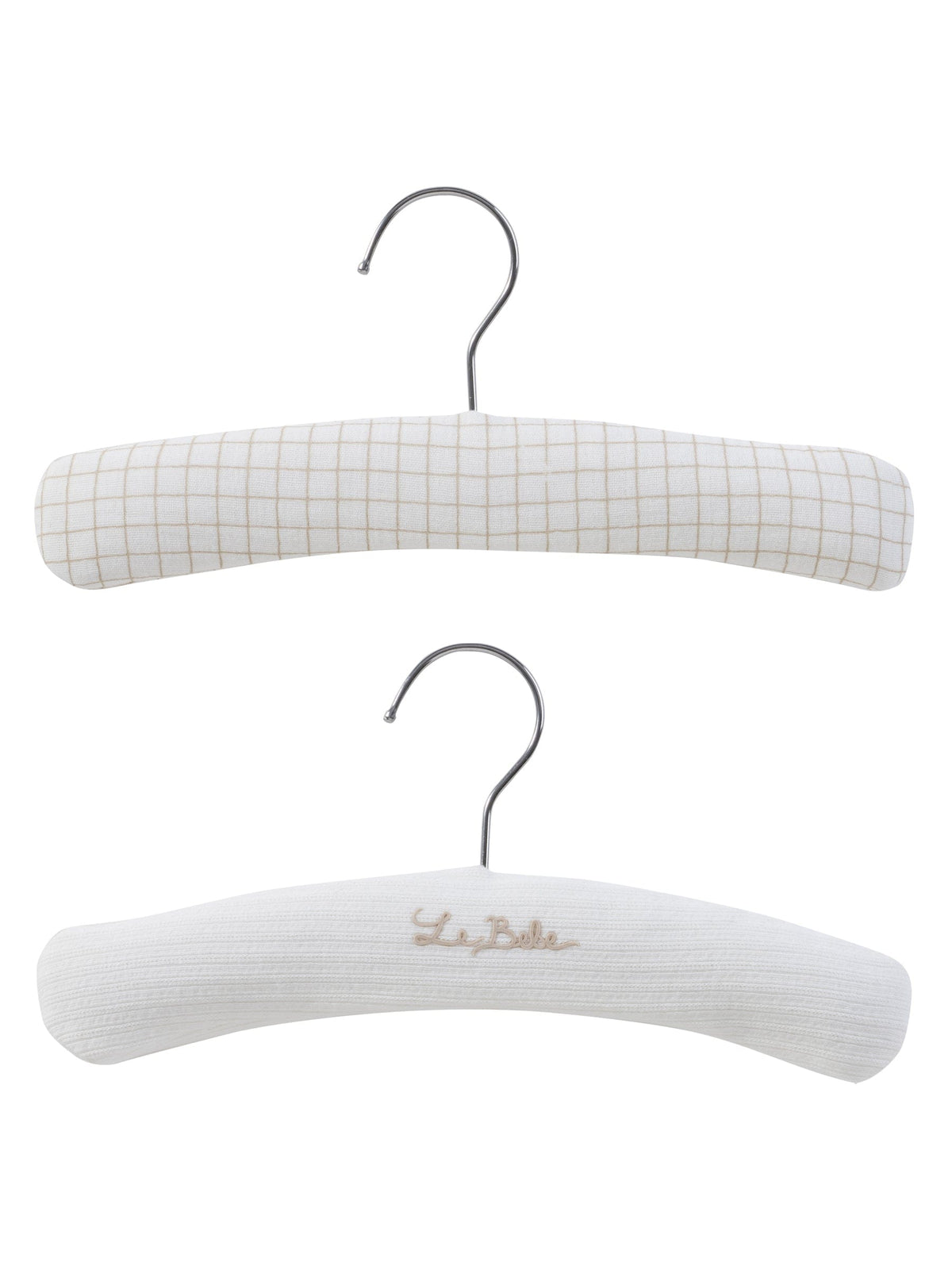 Teddy Au Pane Padded Hanger Set of 2 - Stone - Clothes hanger, Rope, Shoe, Hat | Everetts Place