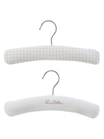 Teddy Au Pane Padded Hanger Set of 2 - Stone - Clothes hanger, Rope, Shoe, Hat | Everetts Place
