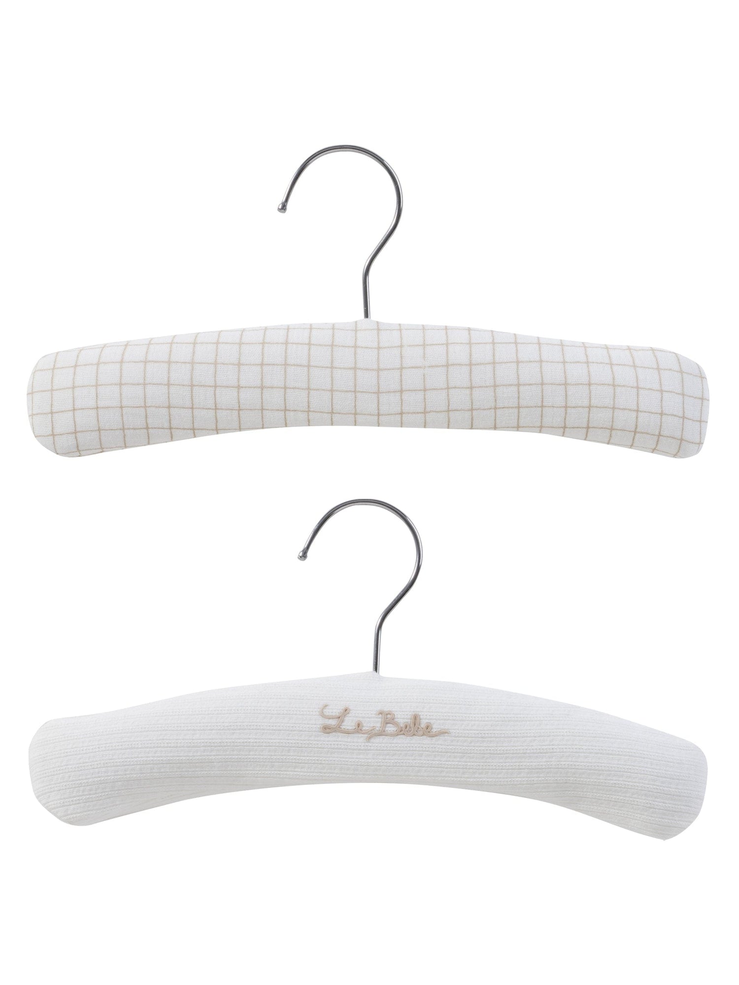 Teddy Au Pane Padded Hanger Set of 2 - Stone - Clothes hanger, Rope, Shoe, Hat | Everetts Place