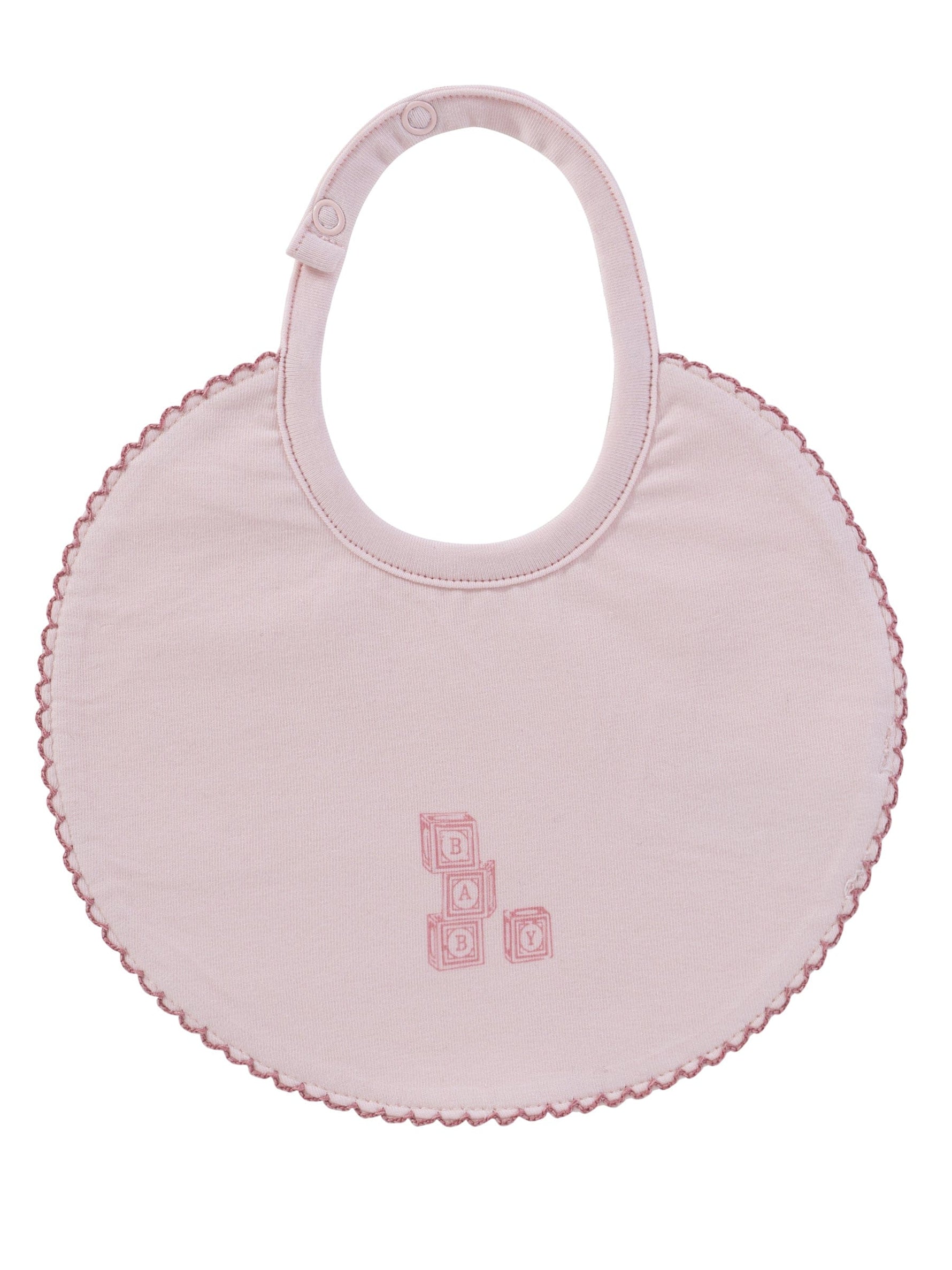 Baby Blocks Bib - Pink - Bib, Pink, Baby & Toddler Clothing, Clothing | Everetts Place