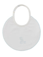 Baby Blocks Bib - White Blue - Bib, White, Baby & Toddler Clothing, Clothing | Everetts Place