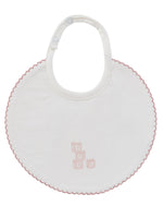 Baby Blocks Bib - White Pink - Bib, White, Baby & Toddler Clothing, Clothing | Everetts Place