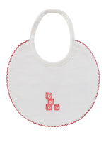 Baby Blocks Bib - White Red - Bib, White, Baby & Toddler Clothing, Clothing | Everetts Place