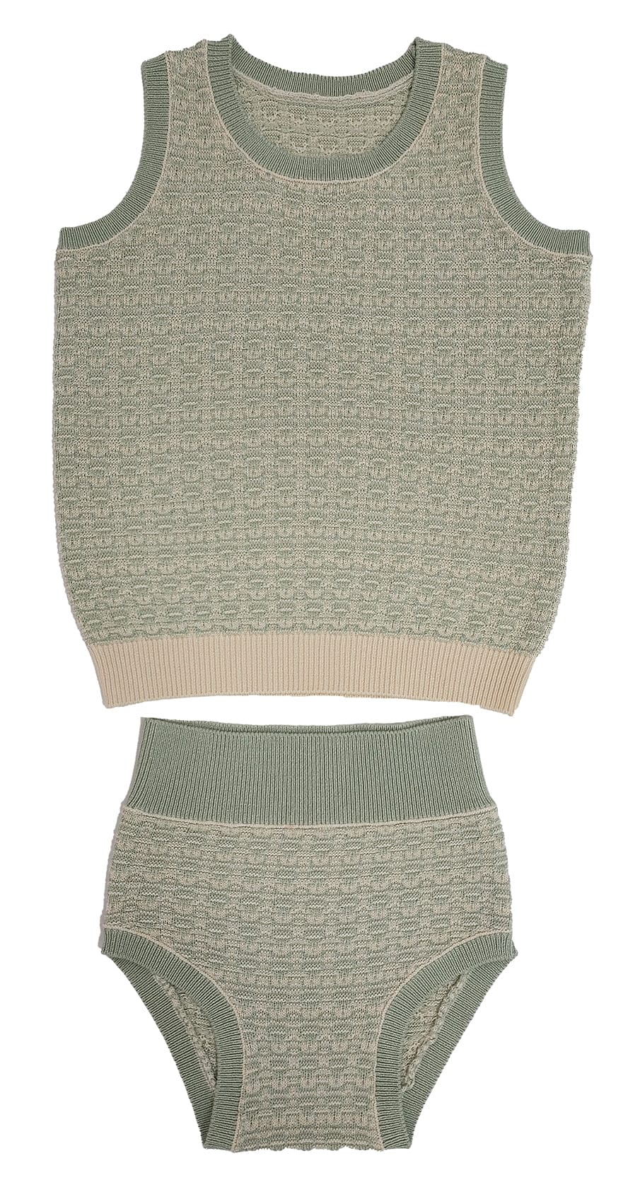 KIPP Collection Baby Knit Set with Contrast Trim for Toddlers