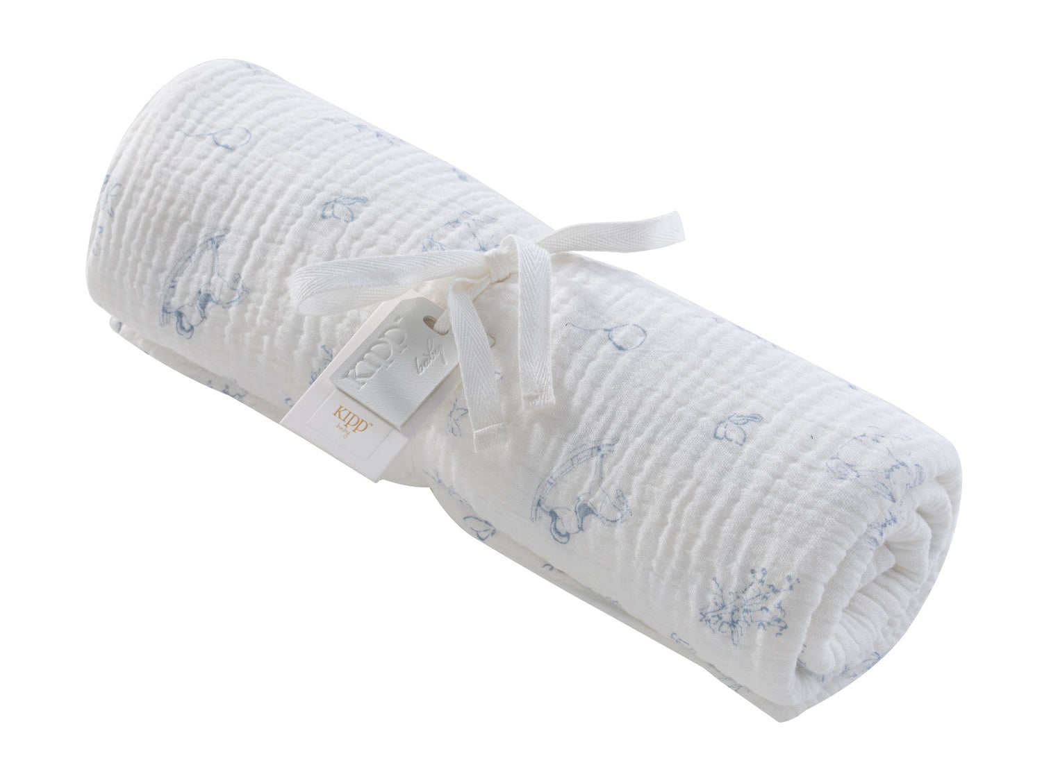 KIPP Collection Swaddle Blanket Textured Graphic Print For Babies