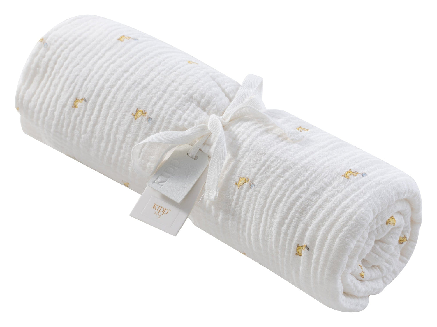 KIPP Collection Swaddle With Textured Duck Print for Babies