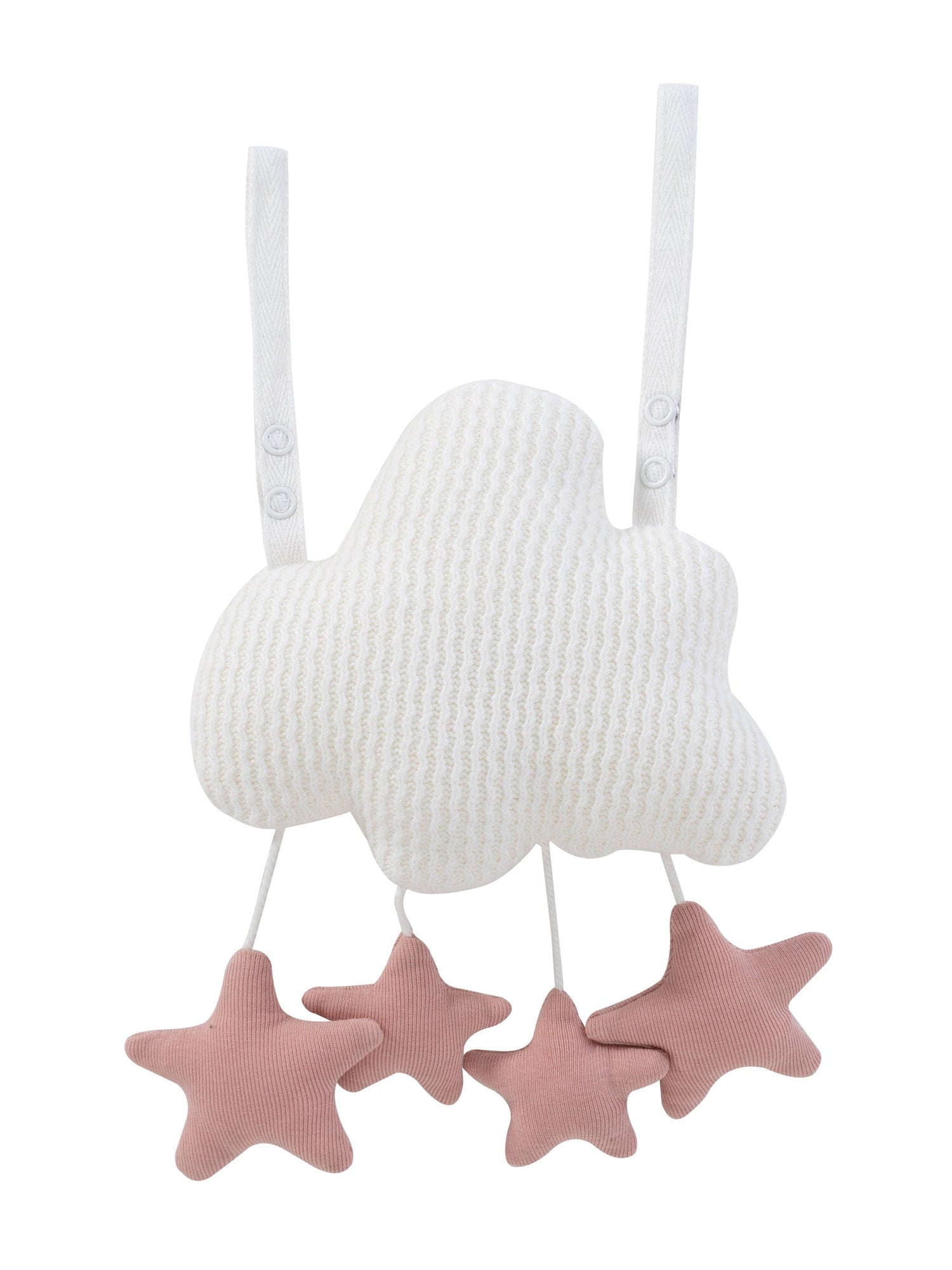 KIPP Collection Pink Plush Rattle Toy With Starry Design For Babies by KIPP™ Collection at Everetts Place