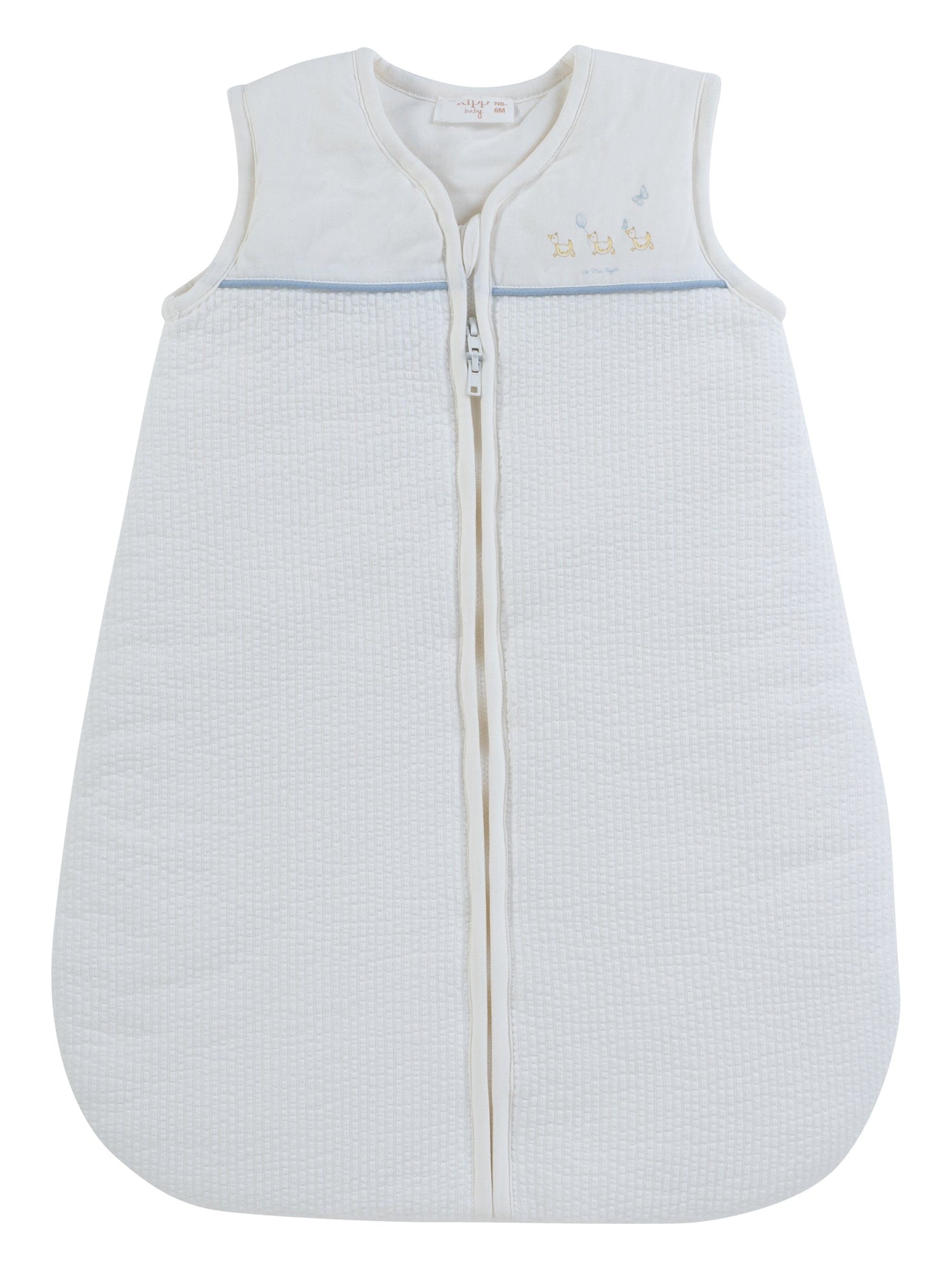 KIPP Collection Sleep Sack With Collar Contrast Embroidery For Babies