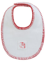 KIPP Collection Baby Bib Color Stitch Patch Detail And Snap Closure For Babies by KIPP™ Collection at Everetts Place