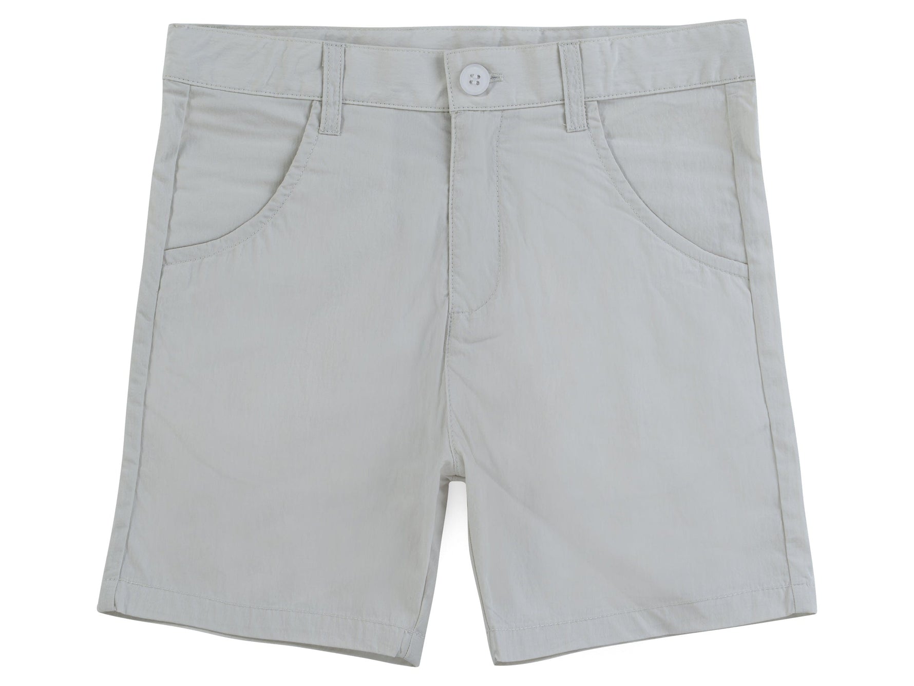 Polished Cotton Shorts SS26 - Butter - Shorts, White, Textile, Bermuda shorts, Active Shorts | Everetts Place