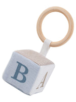 Baby Blocks Rattle Toy - Blue - Baby toys | Everetts Place