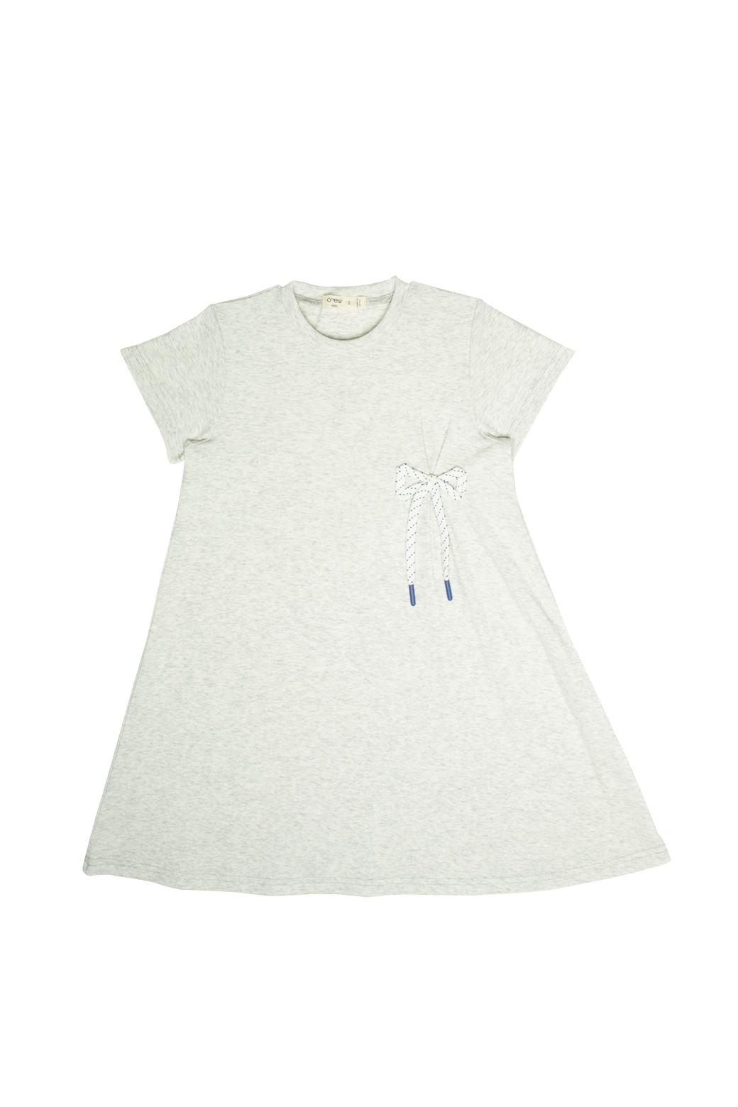 Tina Dress - Sleeve, White, Textile, Active Shirt, Grey | Everetts Place
