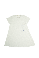 Tina Dress - Sleeve, White, Textile, Active Shirt, Grey | Everetts Place