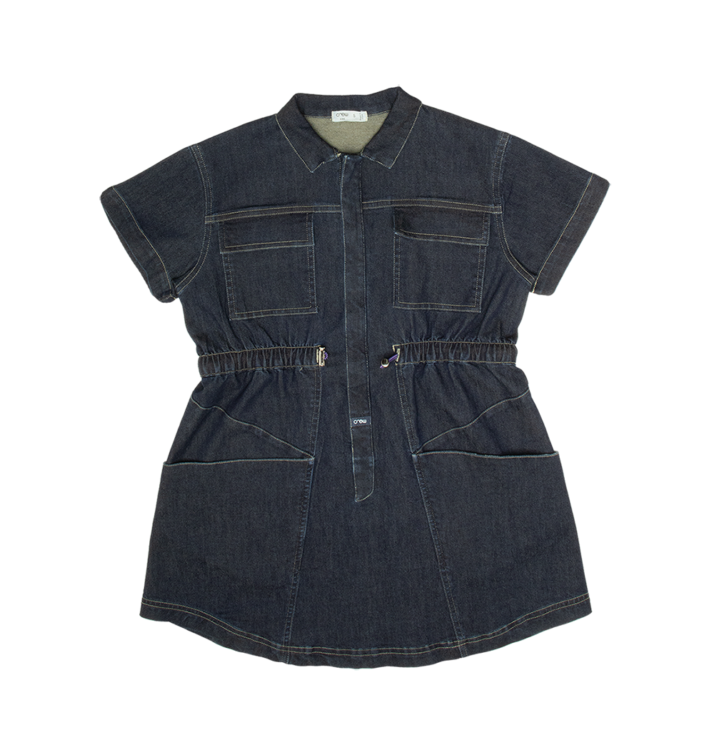 Riley Dress - Blue - Day Dress, Denim, One-piece garment, Dress, Clothing | Everetts Place