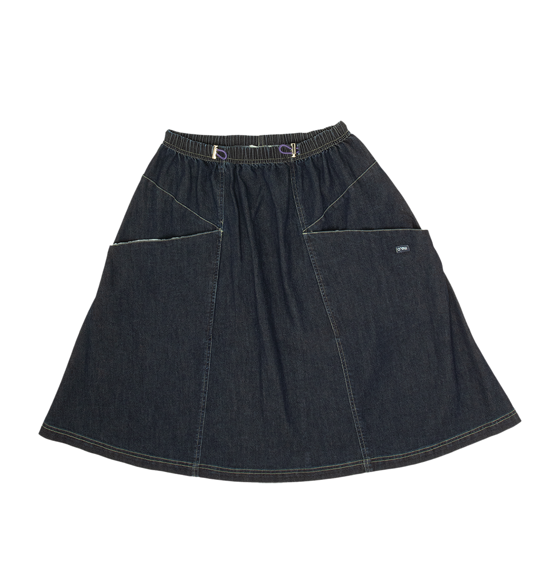 Crew Kids NY Riley Skirt Blue With Drawstring For Girls