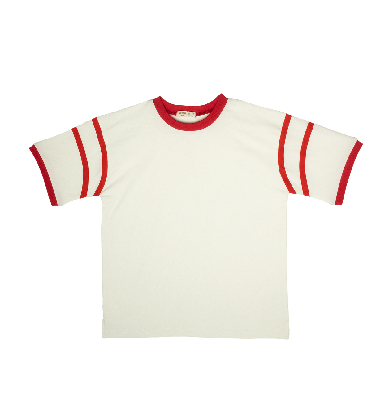 Crew Kids NY Short Sleeve Tee With Contrast Sleeve Trim For Children