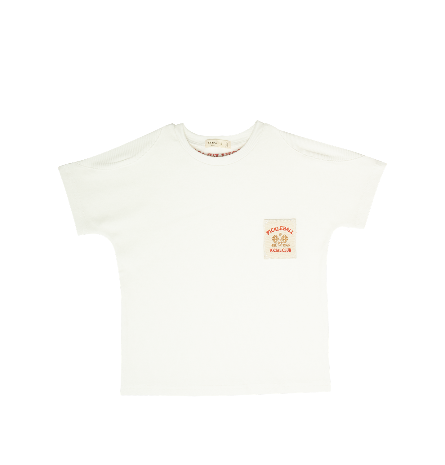 Crew Kids NY Short Sleeve T Shirt With Patch Detail For Kids