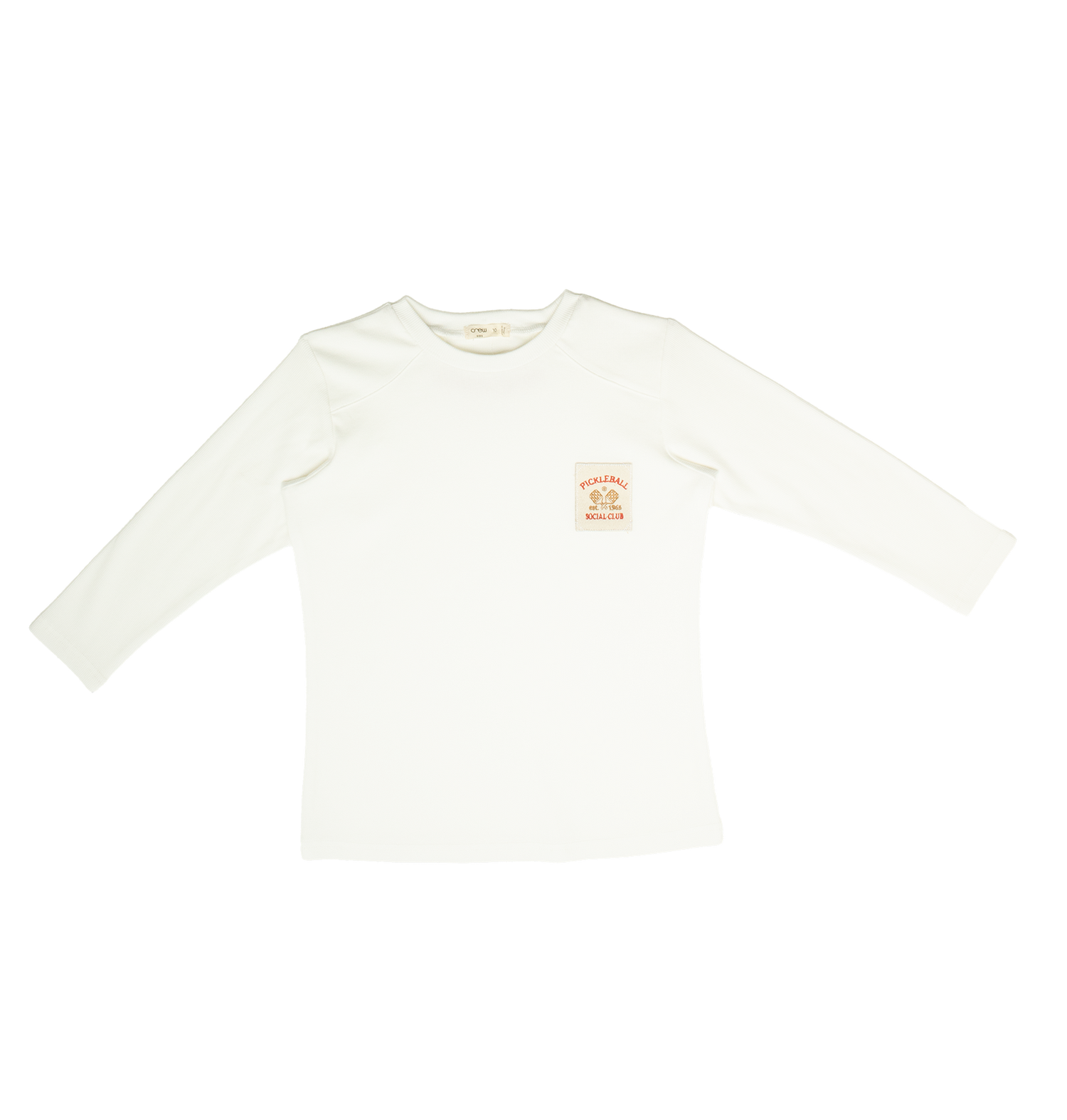 Crew Kids NY Long Sleeve Tee With Patch Detail For Kids
