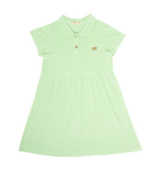 Elouise Dress - Celery - Sleeve, Collar, Textile, Polo shirt, Baby & Toddler Clothing | Everetts Place