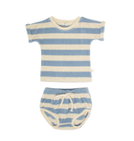 Addie Terry Set - Blue - Sleeve, Baby & Toddler Clothing, White, Undergarment, Trunks | Everetts Place