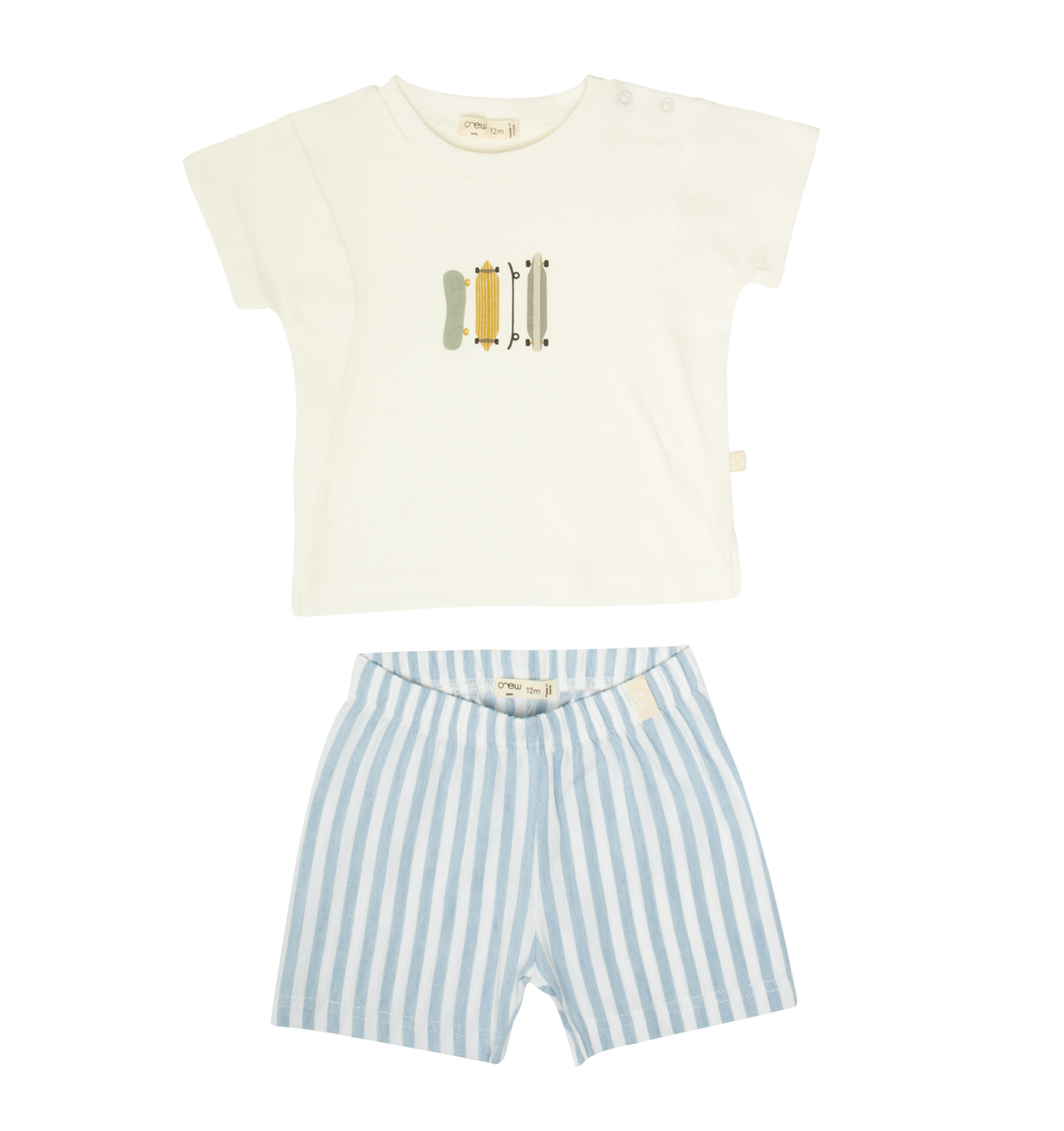 Lynn Skater Set - Sleeve, Baby & Toddler Clothing, Button, Active Shirt, Bermuda shorts | Everetts Place