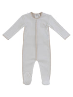 KIPP Collection Ribbed Baby Footie With Color Stitch Front Patch For Newborns by KIPP™ Collection at Everetts Place
