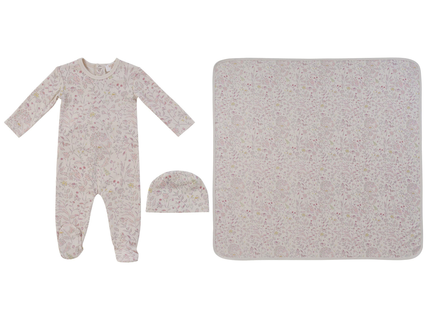 Sprout Footie 3PC Set - Pink - Clothing, Hat | Everetts Place