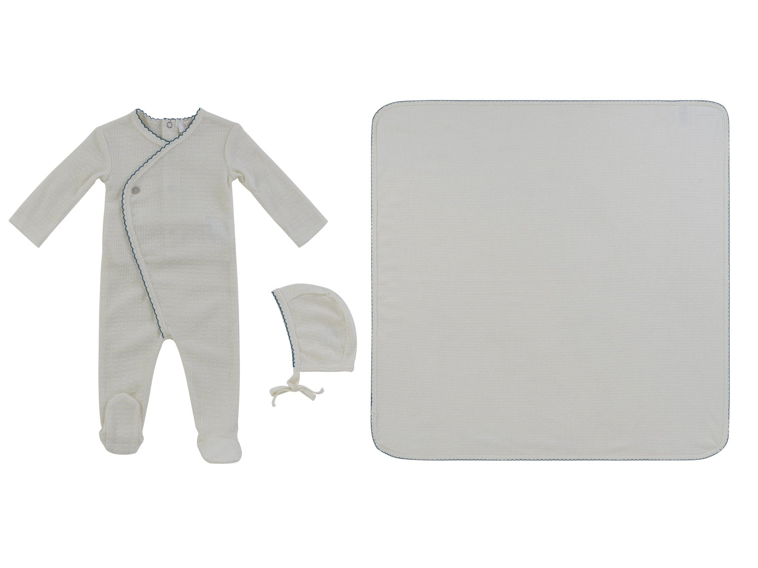 KIPP Collection Baby Gift Set Textured Knit 3 Piece for Newborns by KIPP™ Collection at Everetts Place
