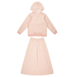 Sorbet Terry Swim Maxi Set - Pink - Fashion, Pink, One-piece garment, Pattern, Skirt | Everetts Place