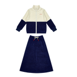 Nautical Terry Maxi Set - Sleeve, White, Fashion, Collar, Textile | Everetts Place