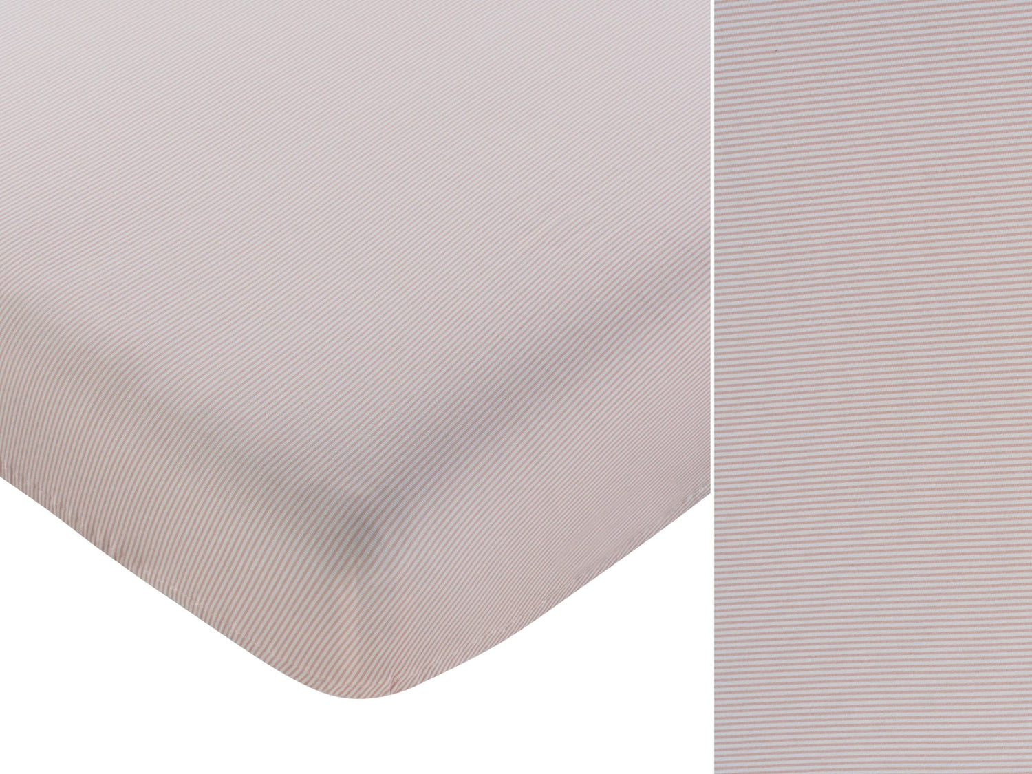 KIPP Collection Porta Crib Sheet With Pinstripe For Nurseries by KIPP™ Collection at Everetts Place