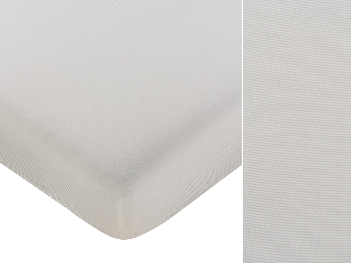 KIPP Collection Fitted Porta Crib Sheet Pinstripe for Baby by KIPP™ Collection at Everetts Place