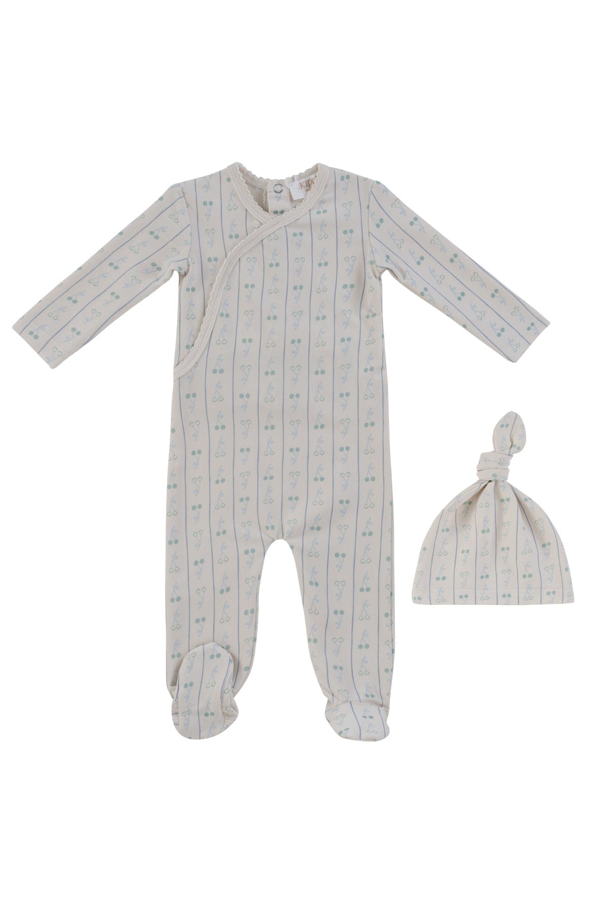 Cerise Footie + Hat - Blue - Clothing, Hat | Everetts Place