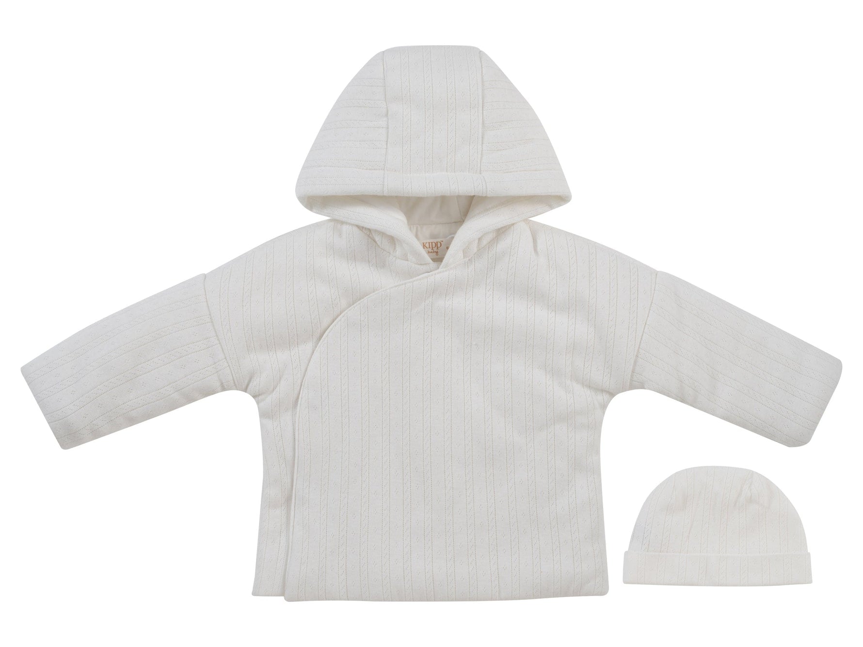 Petit Necessaire Jacket + Hat - White - Child, Hood, Outerwear, Hat | Everetts Place
