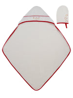 Mini Royals Towel + Mitt Set - Red - Linens, Hat | Everetts Place
