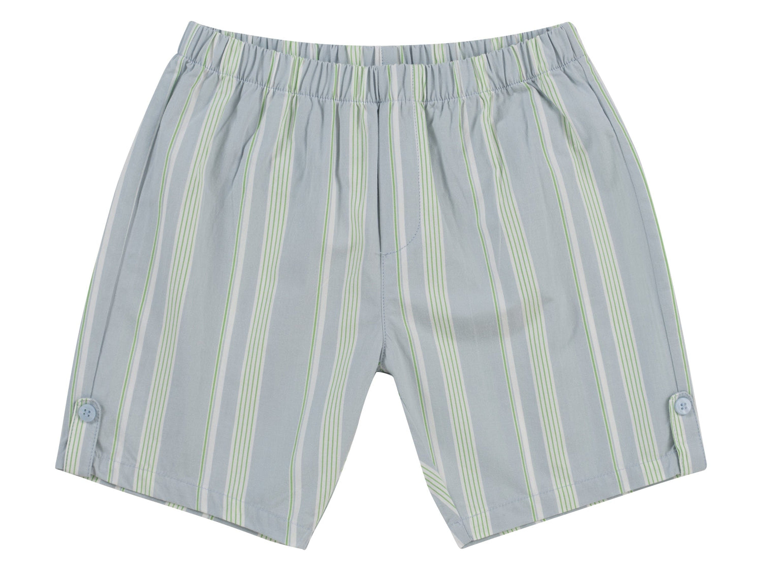 KIPP Collection Zachary Striped Shorts With Elastic Waistband For Casual Wear