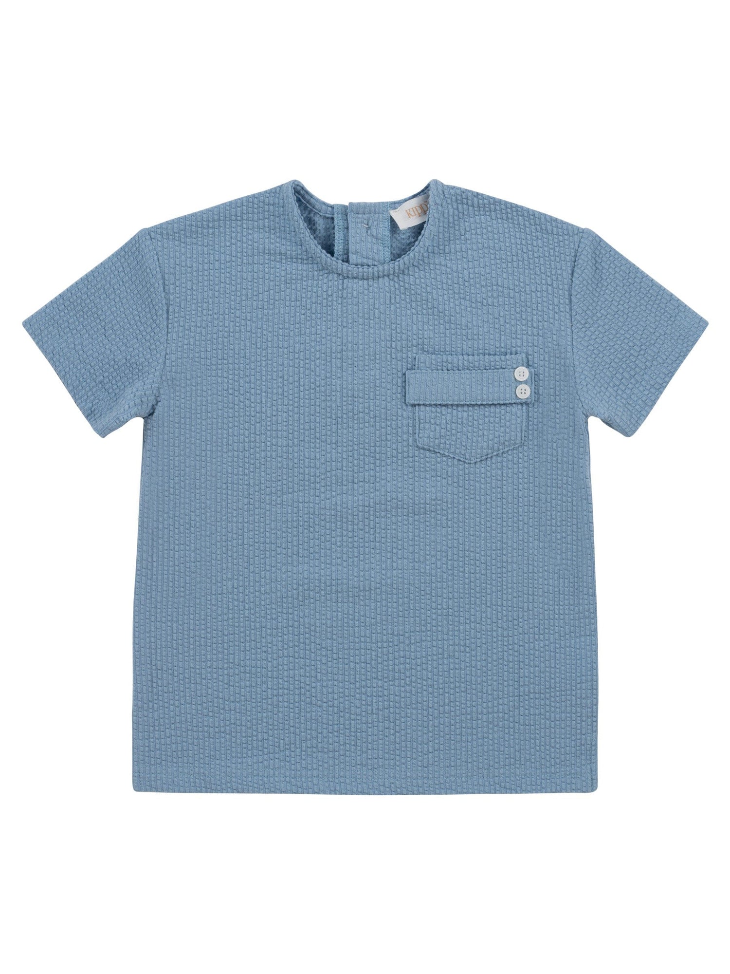 Indigo Top - Blue - Sleeve, Active Shirt, Button, Pocket, Top | Everetts Place