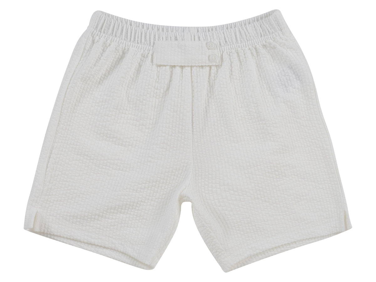 Indigo Shorts - White - Shorts, Active Shorts, Bermuda shorts, Baby & Toddler Clothing, Trunks | Everetts Place