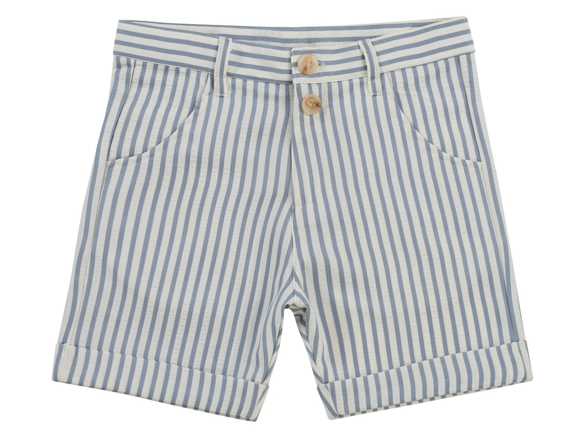 Lenox Shorts - Blue - Button, Active Shorts, Bermuda shorts, Baby & Toddler Clothing, Jean shorts | Everetts Place