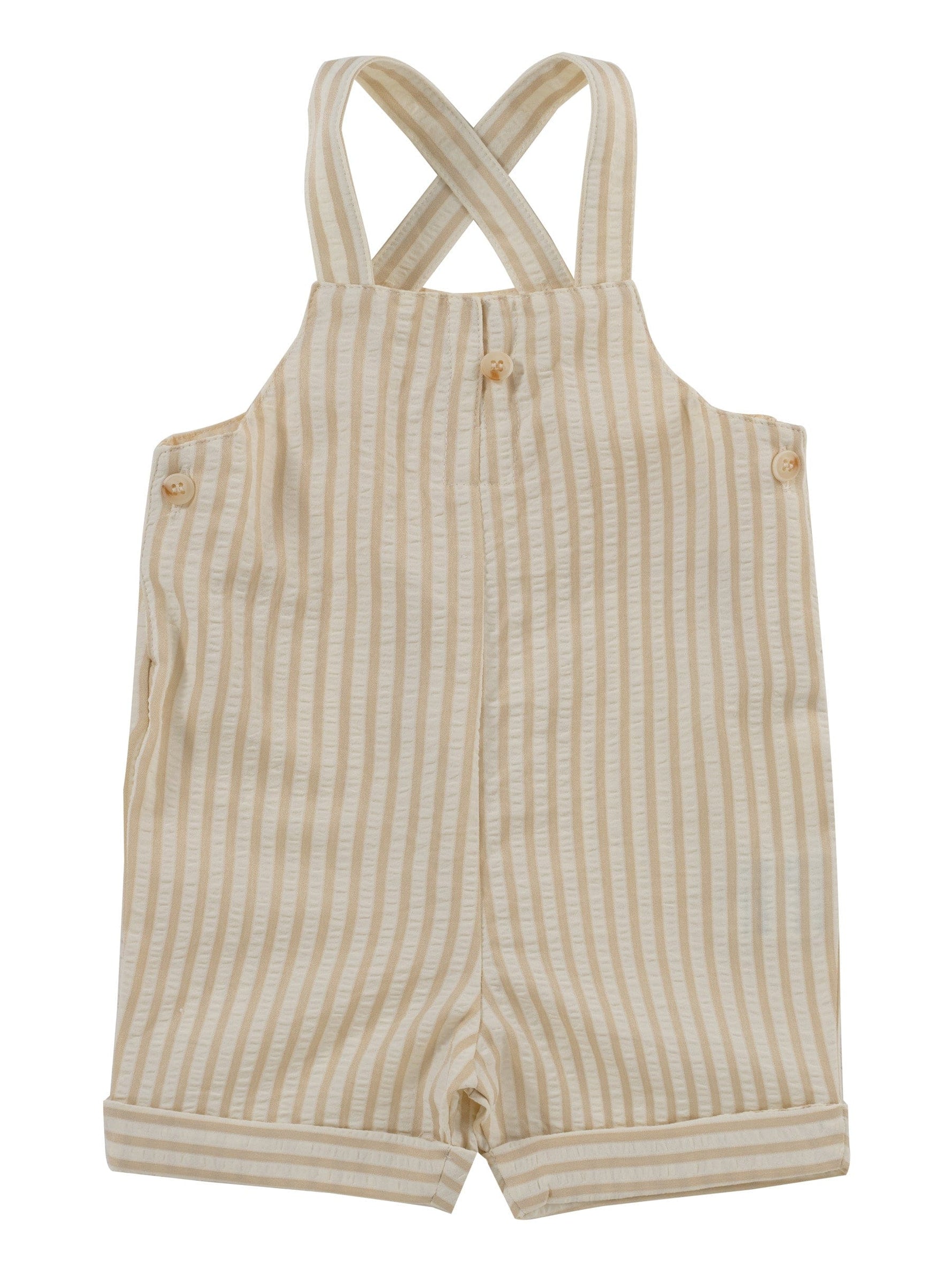 Lenox Overalls - Camel - Overall, Baby & Toddler Clothing, One-piece garment, Sleeveless shirt, Pocket | Everetts Place