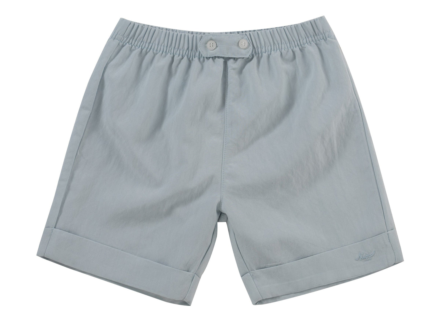 KIPP Collection Elastic Waist Shorts with Embroidered Logo Cuff for Everyday Use