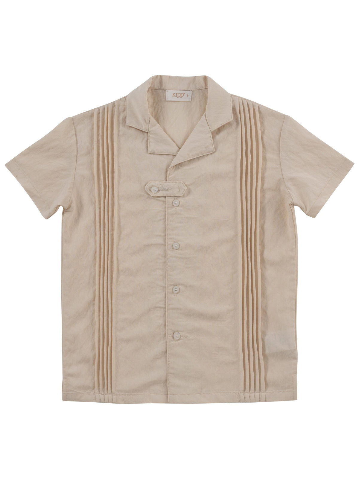 Evan Top - Natural - Sleeve, Collar, Button, Textile, Fashion | Everetts Place
