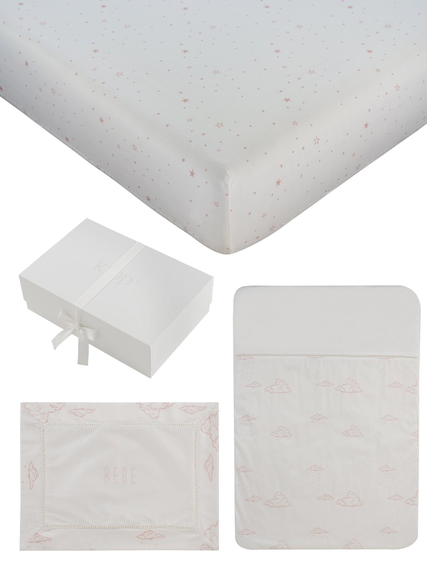 KIPP Collection Crib Bedding Set with Starlight Print for Baby Girls by KIPP™ Collection at Everetts Place