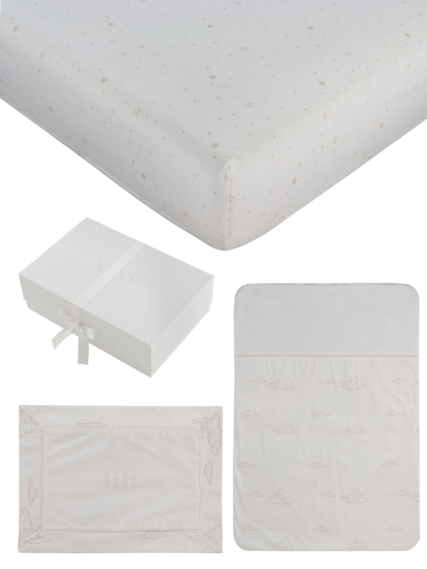 KIPP Collection Crib Bedding Set 4pc With Starlight Print For Baby by KIPP™ Collection at Everetts Place