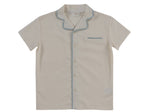 Todd Top - Blue - Sleeve, Collar, Button, Pocket, Waist | Everetts Place