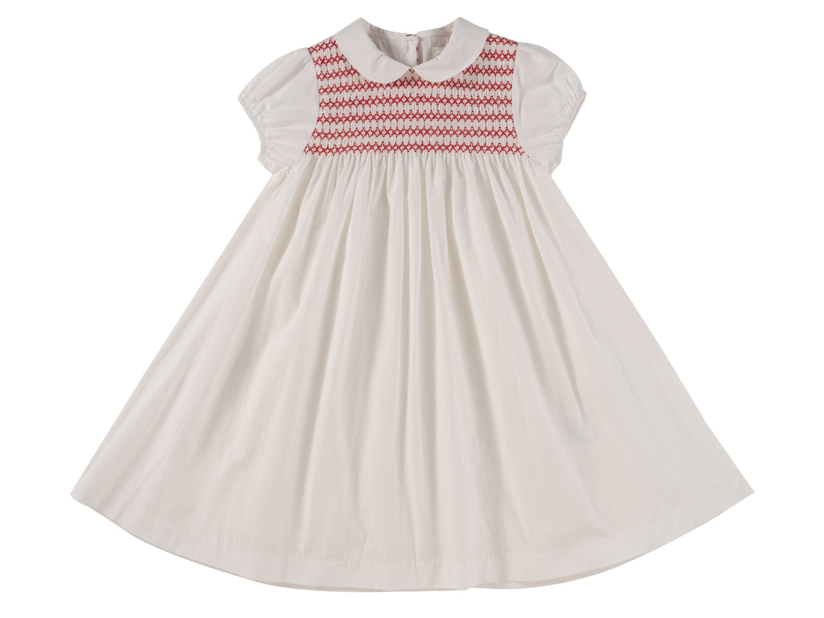 Lorreta Dress - White - Sleeve, One-piece garment, Pink, Day Dress, Baby & Toddler Clothing | Everetts Place